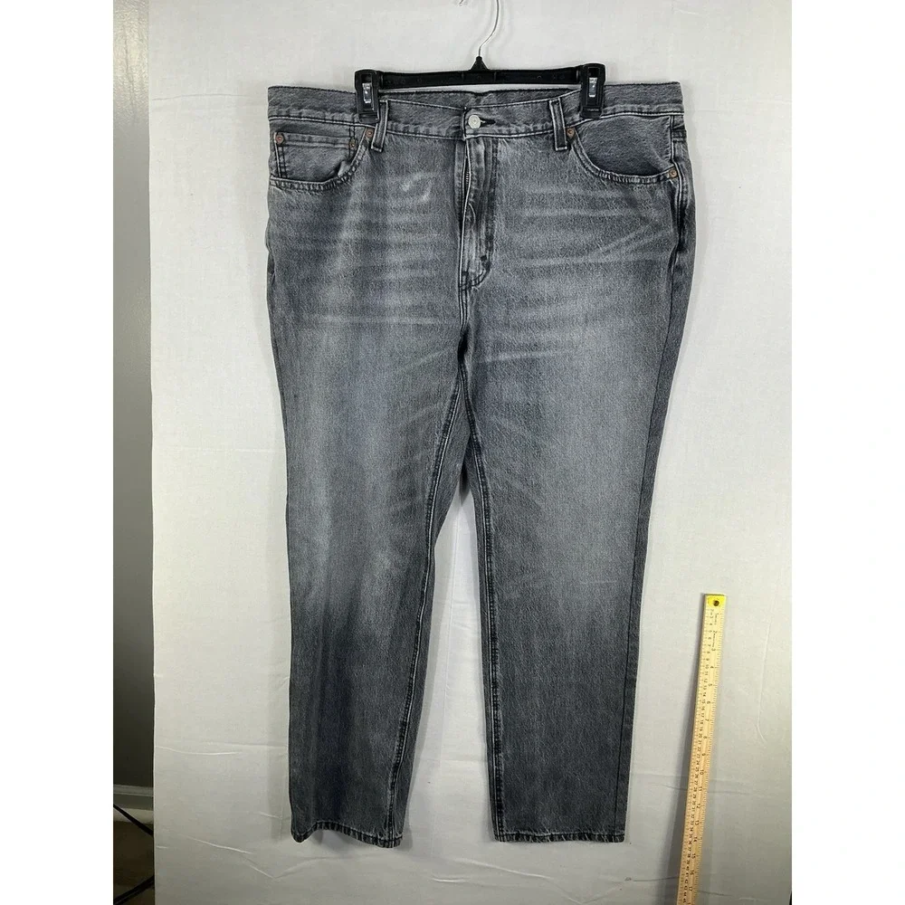 Levi's 541 Athletic Taper Gray Wash Jeans Men's W38 L30 Cotton Denim